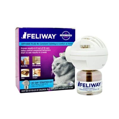 FELIWAY - FELIWAY CLASSIC tranquilizante natural para gatos difusor y recambio 48 ml