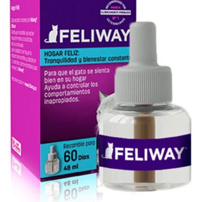 FELIWAY - FELIWAY CLASSIC para gatos recambio 1 unidad 48 ml