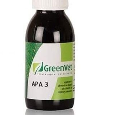 GREENVET - Antibactericida natural APA 3 GREENVET contra coccidios y otras bacterias, para aves 100 ml