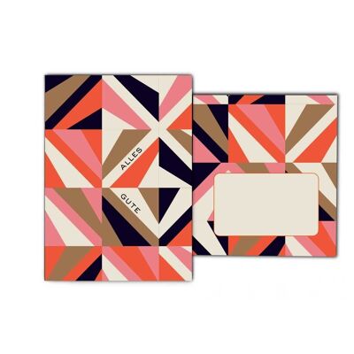 Colors folding card 012