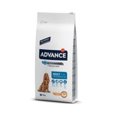 ADVANCE - pienso para perro ADVANCE ADULT MEDIUM con pollo y arroz 14 kg