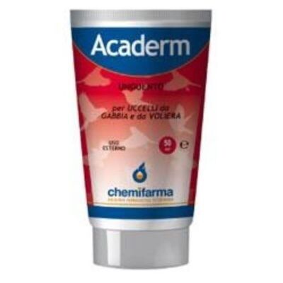 CHEMIFARMA SPA - Pomada ACADERM CHEMIFARMA para las patas de las aves, tubo 50 ml