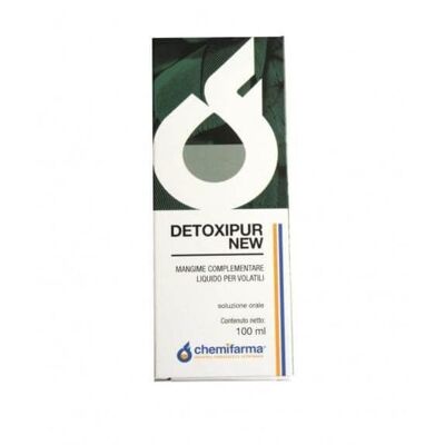 CHEMIFARMA SPA - desintoxicante liquido DETOXIPUR NEW CHEMIFARMA para aves 100 ml