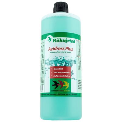Rohnfried - Rohnfried Avidress Plus, preventivo natural contra salmonelosis para aves, 1 litro
