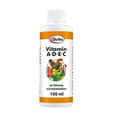 Quiko - complejo vitaminico QUIKO ADEC para todo tipo de aves 100 ml