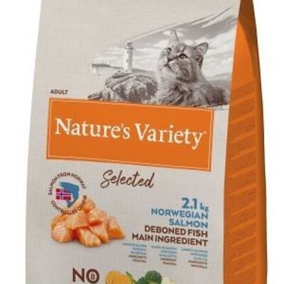 NATURES VARIETY - pienso para gatos esterilizados NATURES VARIETY ORIGINAL con salmón, 1.25 kg