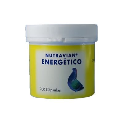 Nutravian - NUTRAVIAN ENERGÉTICO para palomas, 200 cápsulas