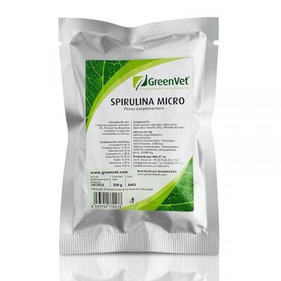 GREENVET - Spirulina MICRO GREENVET microencapsulado, para aves 100 gr