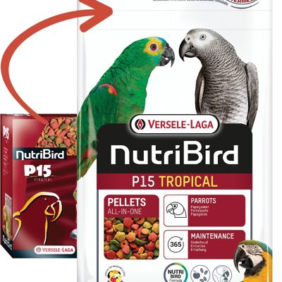 Versele-laga - pienso para loros NUTRIBIRD P15 TROPICAL 1 kg