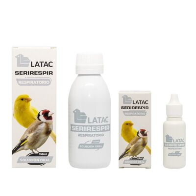 Latac - suplemento respiratorio SERIRESPIR LATAC para aves liquido 150 ml