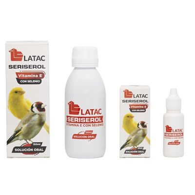 Latac - Vitamina E + Selenio SERISEROL LATAC para aves liquido 20 ml