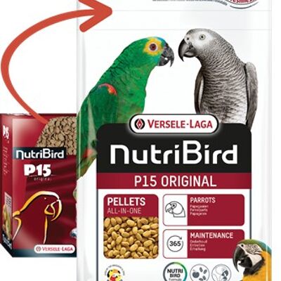 Versele-laga - Pienso para loros NUTRIBIRD VERSELE LAGA P15 Original 3 kg