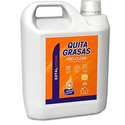 ZOTAL LABORATORIOS - quitagrasas multiusos PRO CLEAN zotal, aroma de limón 5 litros