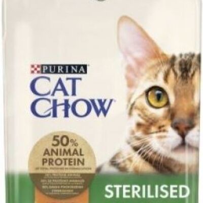 Purina - Pienso para gatos esterilizados CAT CHOW PAVO 3 kg