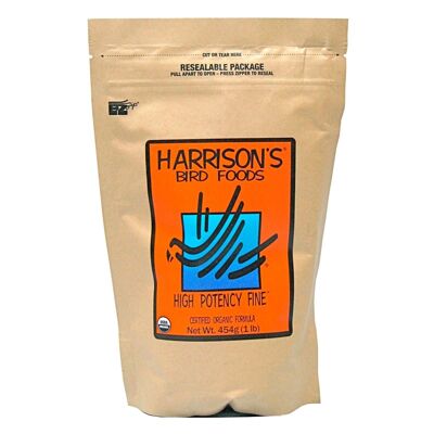 Harrison - pienso HARRISON FINO ALTA ENERGÍA para aves de pequeño porte bolsa 2,260 gr.