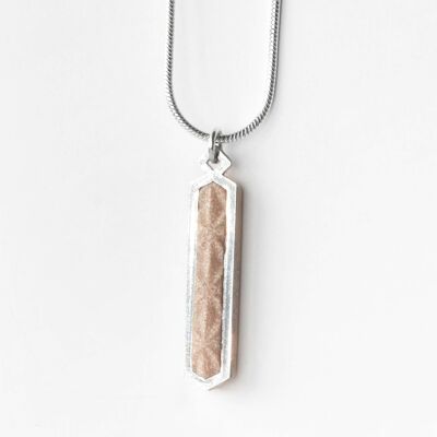 Solstice - Beige - Collier chaîne ajustable