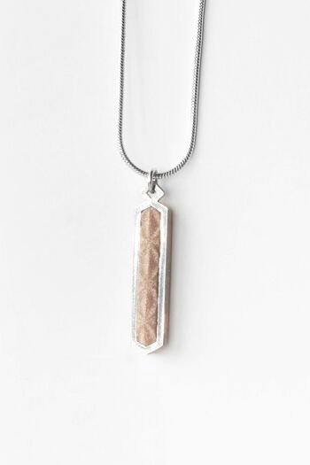 Solstice - Beige - Collier chaîne ajustable 1