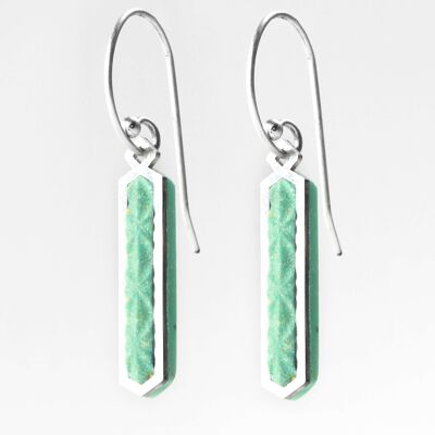 Solstice - Menthe - Boucles d'oreilles