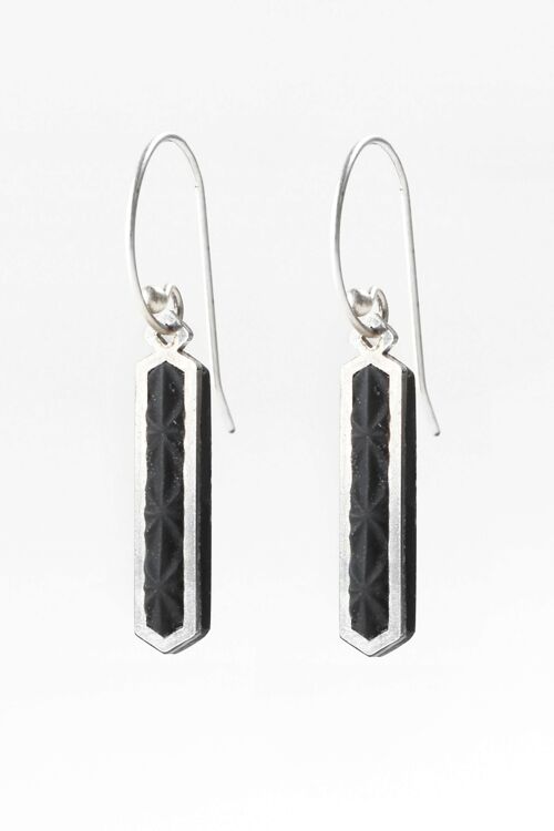 Solstice - Noir - Boucles d'oreilles