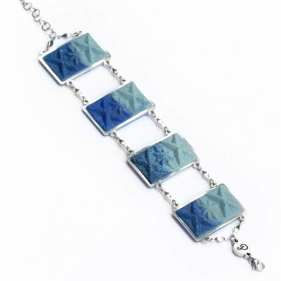 Dihya - Bleu - bracelet d'inspiration berbère
