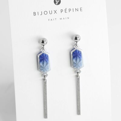 Nova - Blue - Elegant Earrings