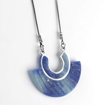 Aurore - Bleu - Collier pendentif