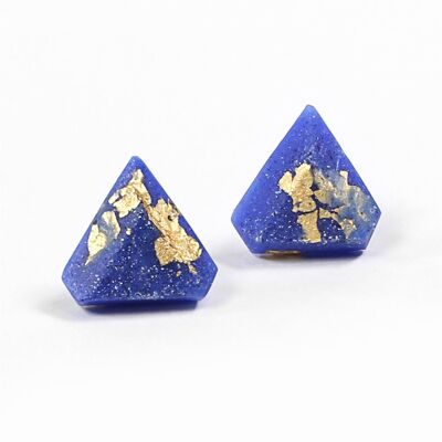 Diamond - Blue - earrings