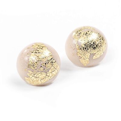 Astral - Beige - Clous d'oreilles ronds