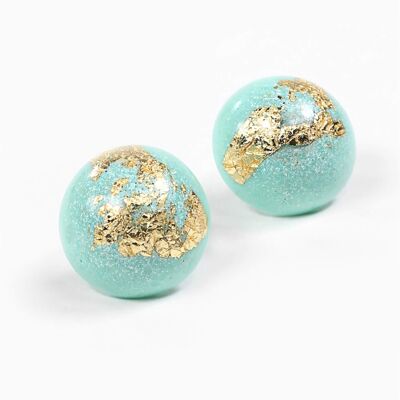 Astral - Mint - Round Stud Earrings