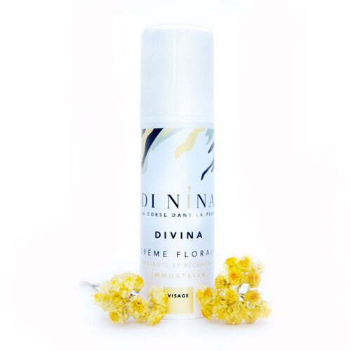 Crème visage fleur d'immortelle DIVINA