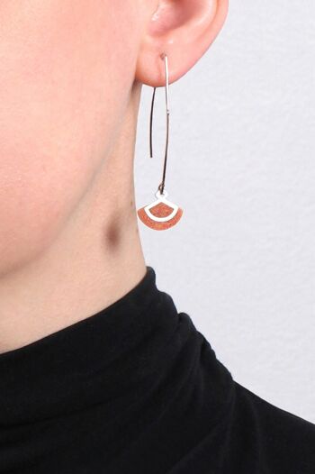 St-Jacques - Corail - Boucles d'oreilles 2