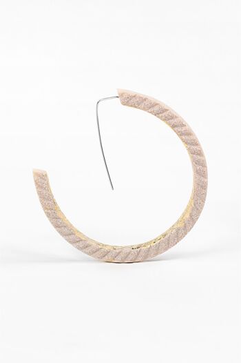 Ouroboros - Beige - Grands anneaux 2