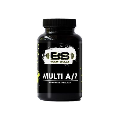 Body Skillz Multivitamine A t/m Z 100 tabletten