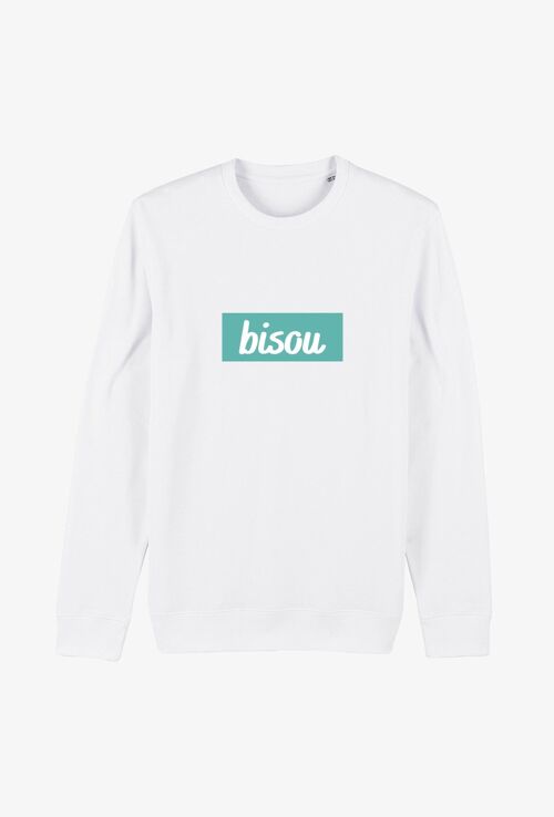 Sweat blanc - Bisou