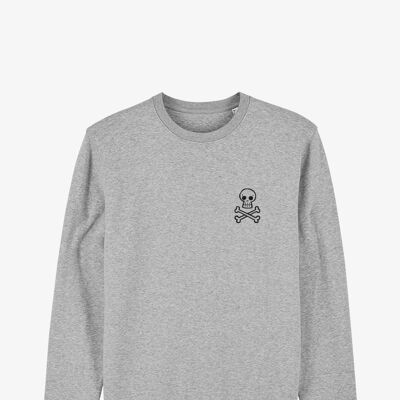 Gray Sweatshirt - Skull