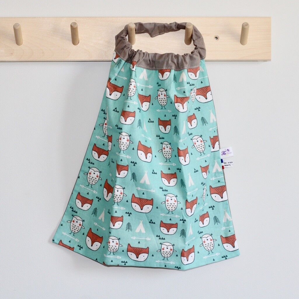 Asciugamano con pettorina elastica - volpi