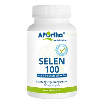 Selen 100 µg aus L-Selenomethionin - 120 vegane Kapseln