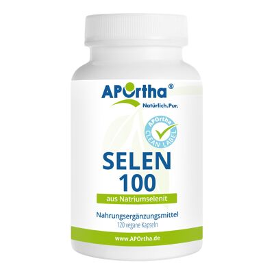 Selen-Kapseln - 100 µg aus NATRIUMSELENIT - 120 vegane Kapseln