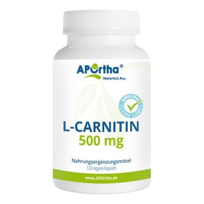L-Carnitine 500 mg - 120 gélules végétaliennes