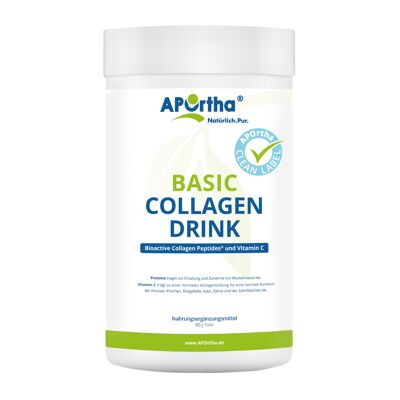 Bebida de colágeno básica BODYBALANCE® + vitamina C - 480 g en polvo