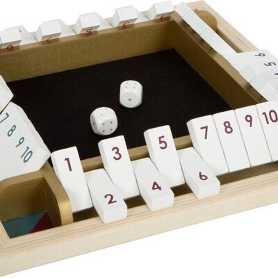 Dice game Shut the Box “Gold Edition”