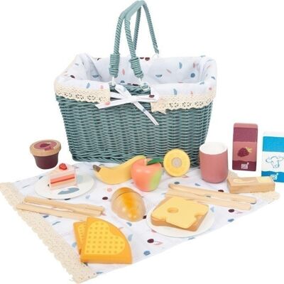 cesta de picnic “sabrosa” | en el picnic | Madera