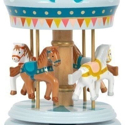 Music box horse carousel circus