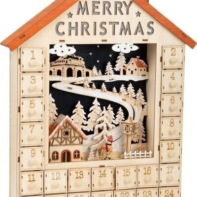 Advent calendar Merry Christmas