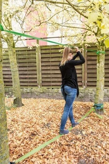 Set de slackline avec protection d'arbre 2