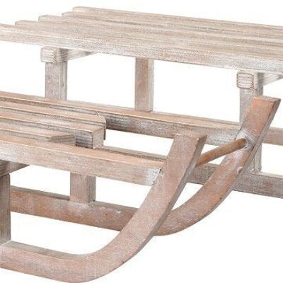 Decorative wooden sledge