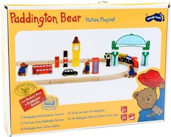 Ensemble de jeu de chemin de fer Paddington Bear 7