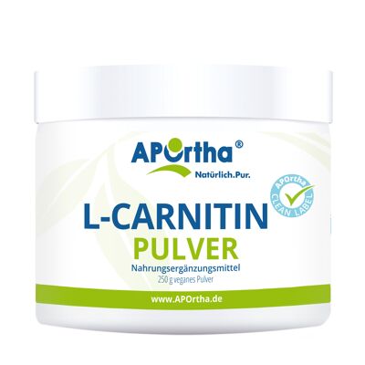 L-Carnitina - 250g polvo vegano