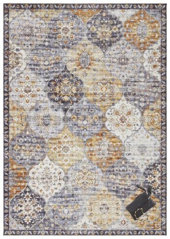 Tapis Kashmir Ghom en Oriental-Optic Honey Yellow 2