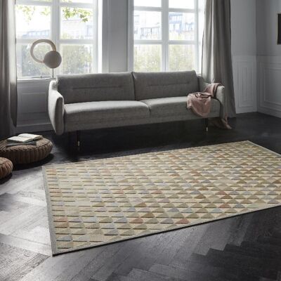 Design carpet Aisne in high-low optics